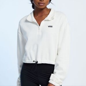 NWT Vans Half Zip Fleece Sweatshirt